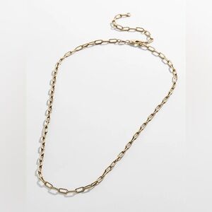 Baublebar | Mini Hera 14K Paperclip Chain Gold Necklace